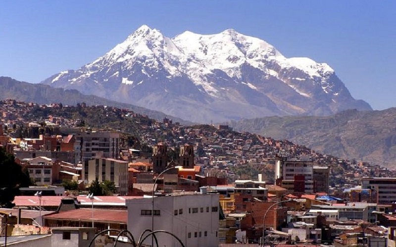 La Paz capital Bolívia Misto Brasil