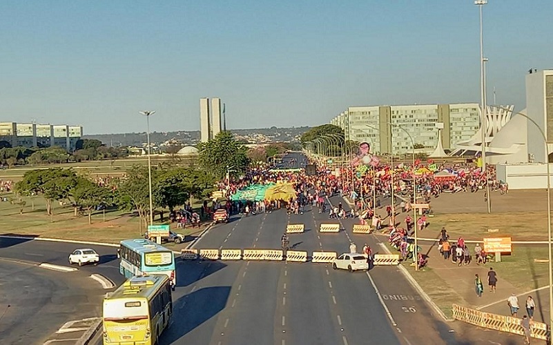 Manifestação contra Bolsonaro Brasília