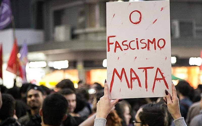 Fascismo manifestação Brasil Misto Brasília