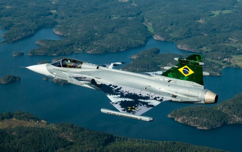 Força Aérea quer ter mais 30 caças da marca Gripen