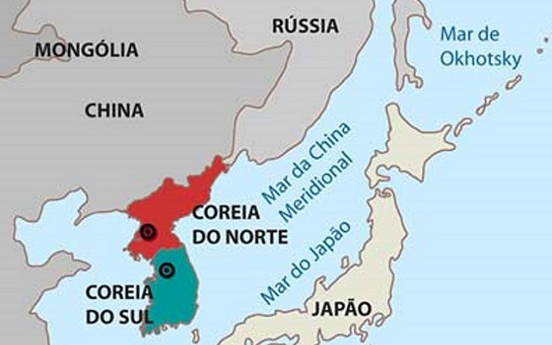 Coreia do Norte atira 170 vezes na direção do Mar do Japão