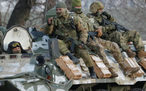Ucrânia guerra soldados tanque Misto Brasília