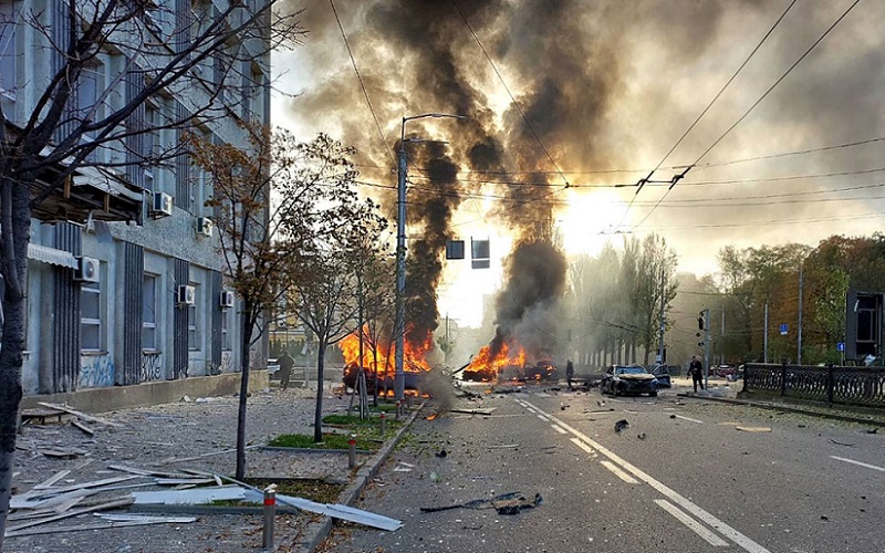 Ucrânia bombardeio Kiev Misto Brasília