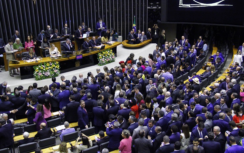 Câmara posse deputados Misto Brasília