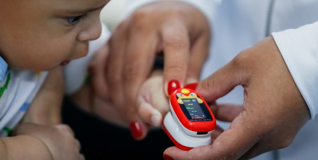 Bebê exame médico DF UPA São Sebastião Misto Brasília