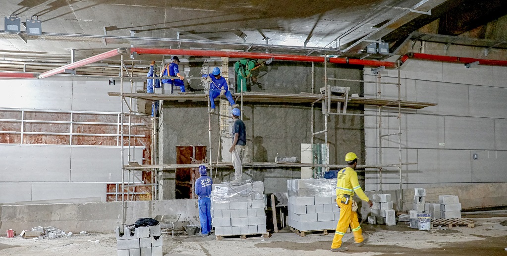 Túnel de Taguatinga construção operários DF Misto Brasília