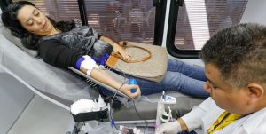Sangue doação unidade móvel Hemocentro DF Misto Brasília