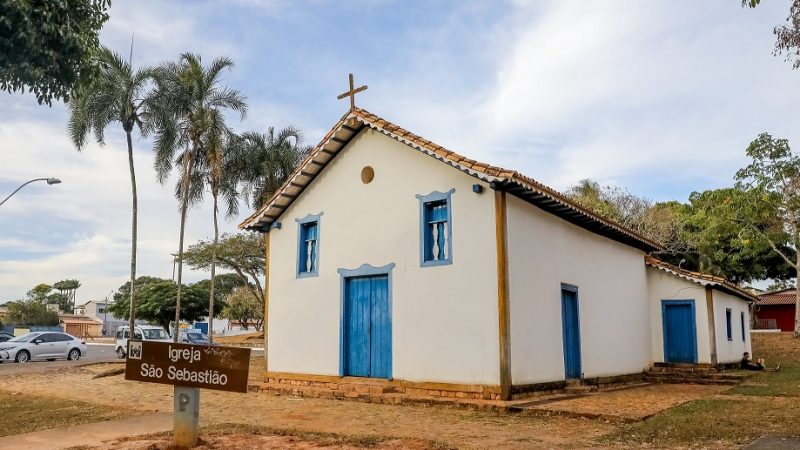 Igreja de São Sebastião é uma referência histórica para Planaltina, que completa 164 anos/Joel Rodrigues/Agência Brasília