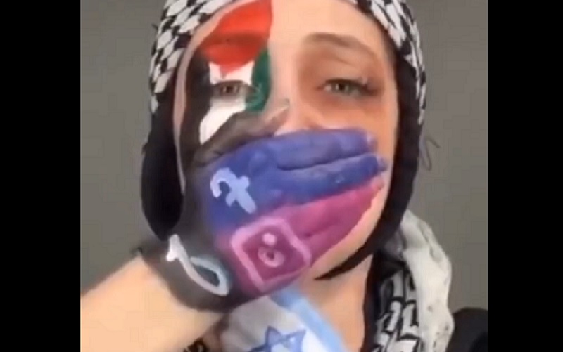 Hamas protesto Cara pintada Misto Brasília