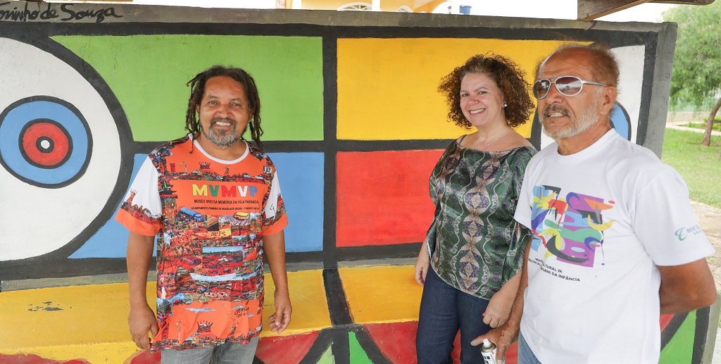 Artistas Toninho de Souza, Cida Carvalho e Gersion de Castro Misto Brasil