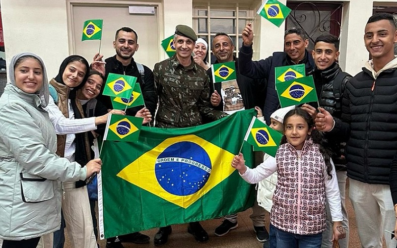 Brasileiros repatriados Faixa de gaza Misto Brasil