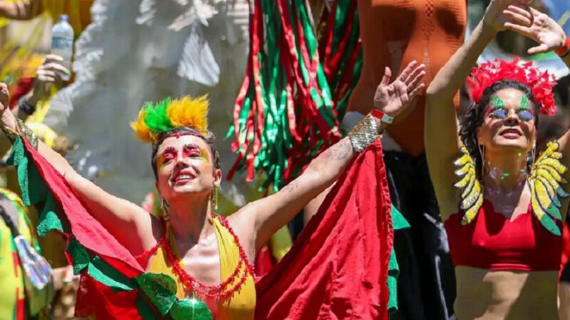 Bloco Calango Careta desfila pela 710 Sul no últmo dia de brincadeira do Carnaval/Fábio Rodrigues Pozzebom/Agência Brasil