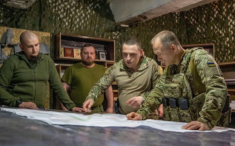 Ucrania posto de comando comandante Oleksandr Syrsky Misto Brasil