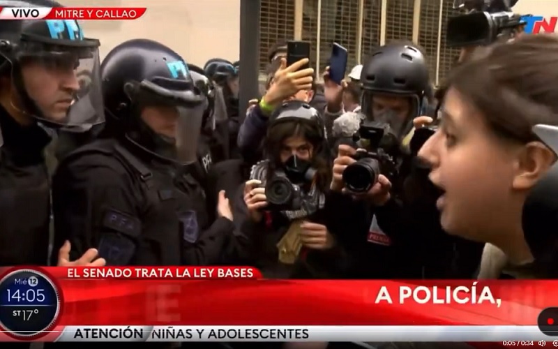 Argentina protesto Misto Brasil