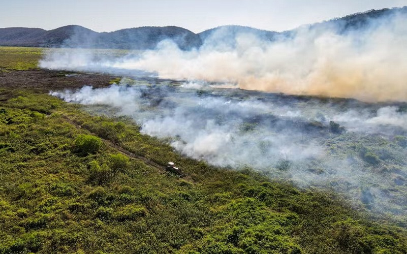 Pantanal incêndio junho de 2024 Misto Brasil